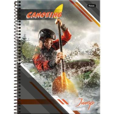 Imagem de Caderno 10X1 Capa Dura JUMP 200 Folhas - Pacote com 4 Unidades - Foron