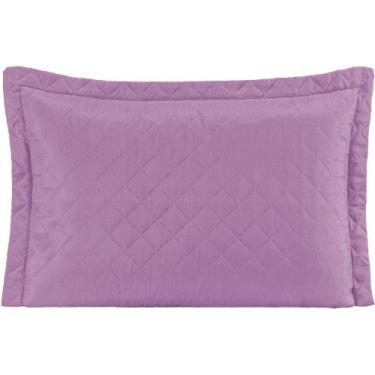 Imagem de Porta Travesseiro 70cm x 50cm 02 peças lilás - Tati Enxovais 