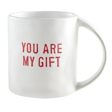 Imagem de Santa Barbara Design Studio Caneca de café de cerâmica para presente de Natal, 473 ml, You Are My Gift