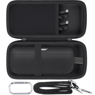 Imagem de Baval Capa rígida portátil compatível com Bose New SoundLink Flex 2ª geração/Bose SoundLink Flex alto-falante portátil Bluetooth, capa preta