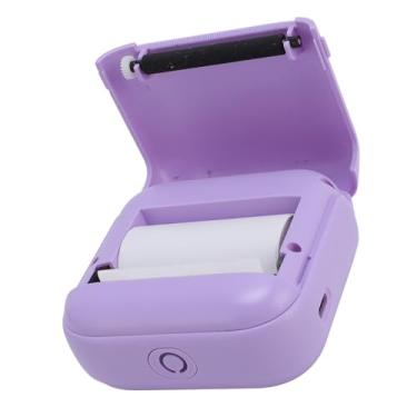 Imagem de Impressora Térmica Pequena, Impressora de Etiquetas de 203dpi Impressora Térmica Portátil Bluetooth para Ingressos, Fotos, Memorandos, Faturas, Impressão de Perguntas Erradas