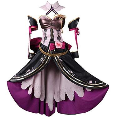 Imagem de Fantasia de cosplay feminina virtual para cosplay, fantasia de Halloween, conjunto completo, Tamanho:, Small