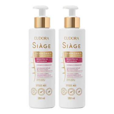 Imagem de Kit 2 Condicionador Antiqueda Feminino Dermo Hair Resistência Minoxi A