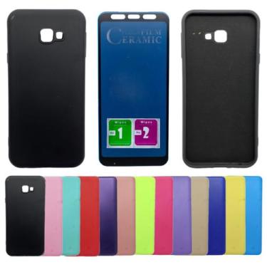 Imagem de Kit Capa Aveludada Para Galaxy J4 Plus Core+ Pel Privacidade - Mustang