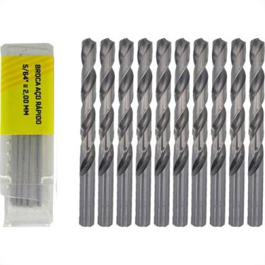 Imagem de Broca Aco Rapido Thompson 2,0Mm-5/64'' - 1320 - Kit C/10 Pecas - MAC F