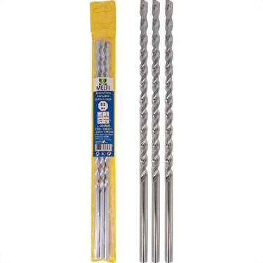 Imagem de Broca Widea Extra Longa Melfi 8 Mm - Kit C/3 Pecas