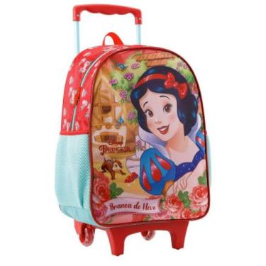 Imagem de Mochila escolar da branca de neve - Jamesvariedades, vermelha