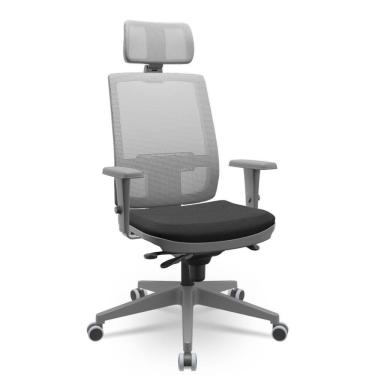 Imagem de Cadeira Brizza Presidente Grafite - Estilo e Conforto