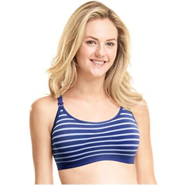 Imagem de PLAYTEX Sutiã feminino para maternidade e amamentação sem costura costas nadador sem aro Yyceus, Foxy Mama, P