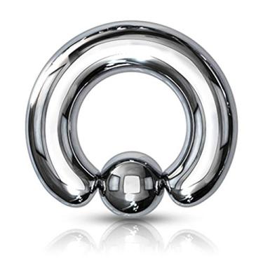 Imagem de FIFTH CUE 2G | 4G | 6G | 8G | 10G | 12G - Anel de contas de aço de grau de implante cirúrgico IP 316L de titânio cativo de tensão colorida | Alicate de abertura NECESSÁRIO, Metal, Sem pedras preciosas