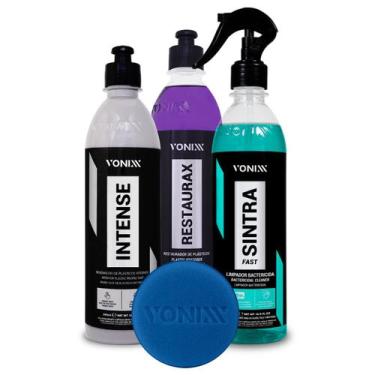 Imagem de Kit Restaurax + Intense + Sintra 500ml - Limpeza e Restauração - Vonix