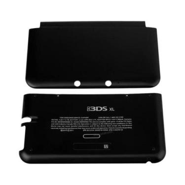 Imagem de Capa Frontal para 3DS XL/LL - 7 Cores (Preto e Rosa), Preto