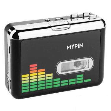 Imagem de Conversor USB de cassete para MP3 MYPIN Portable Walkman com fones de 