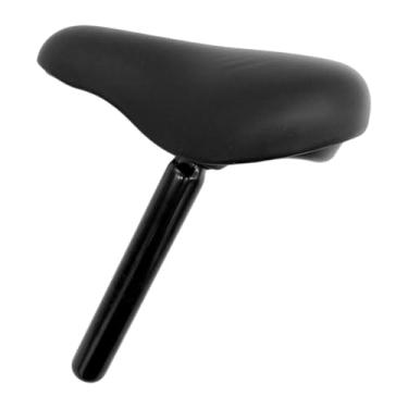 Imagem de Dynwave Assento de bicicleta infantil com equilíbrio e tubo de apoio, acessórios para andar de bicicleta, selim de bicicleta infantil confortável e resistente