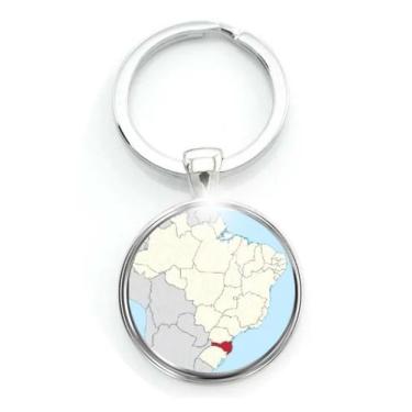 Imagem de Chaveiro Estado de Santa Catarina do Brasil - RECANTO ASTRAL