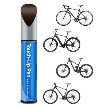 Imagem de Tinta de retoque de bicicleta fosca de jacarandá (#5a4959) compatível com tinta de bicicleta Giant Exact Match para quadros de bicicleta arranhados ou lascados