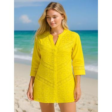 Imagem de Blusa Camisa Feminina Renda Lese Guipir Indiana - Deeyaa Indiana, Amar