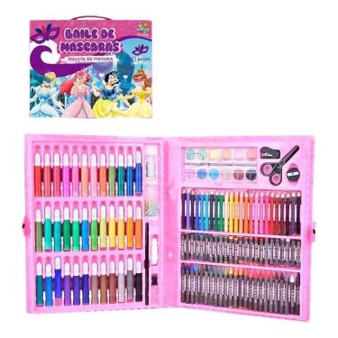 Imagem de Maleta Para Desenho Baile De Mascaras C/150 Peças - Toyking