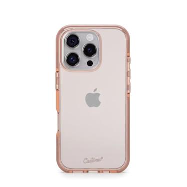 Imagem de Customic Capinha Case Capa para Celular iPhone 16 Pro (6.3”), Impactor Flex Antibactéria Anti Impacto Proteção Militar 2 metros contra quedas, Rosa