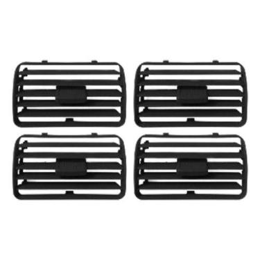 Imagem de KIT 4 Telas Difusores de Ar Painel Gol Parati Saveiro 1999 A 2005 Pret