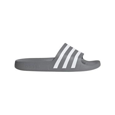 Imagem de adidas Unisex Adilette Aqua Slide Sandal, Grey/White/Grey, 6 US Men