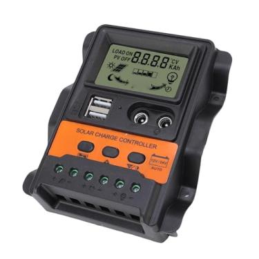 Imagem de Asixxsix 30A Controlador de Carga Solar, Auto 12V 24V PWM Painel Solar Bateria Inteligente Regulador Com Porta USB Dual, para Luzes de Rua Ao Outdoor RVS Boats Campsites