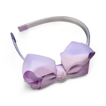 Imagem de Tiara Infantil Arquinho de Cabelo com Laço Boutique (Lilas)