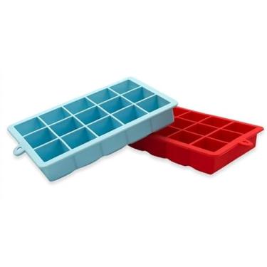 Imagem de Forma de Gelo de Silicone 15 Cubos 30ml – Flexível, Antiaderente e Ideal para Drinks, Papinhas e Sobremesas