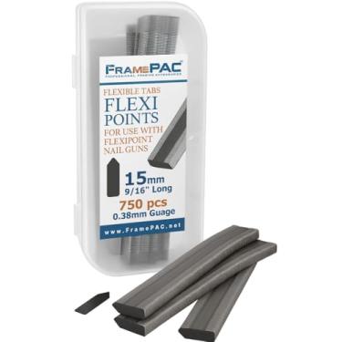 Imagem de FramePac Flexipoint para porta-retratos de 15 mm (9/40.6 cm) - Compatível com driver de ponto de acionamento duplo, pontos de envidraçamento | Pontos de enquadramento | Flexi-Points | Refil de