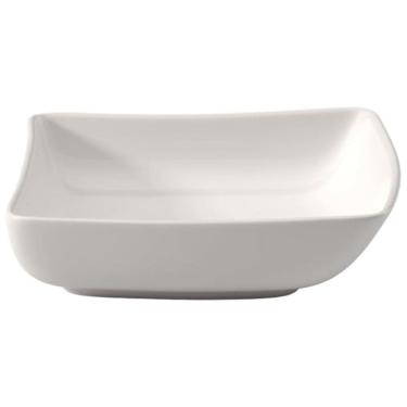 Imagem de Tigela Pequena com Capacidade de 450mL, Material de Porcelana Premium e Formato Quadrad...