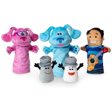 Imagem de Kit 5 Fantoches de Mão, Tema Blue e Você para Crianças Acima de 2 Anos, Melissa & Doug