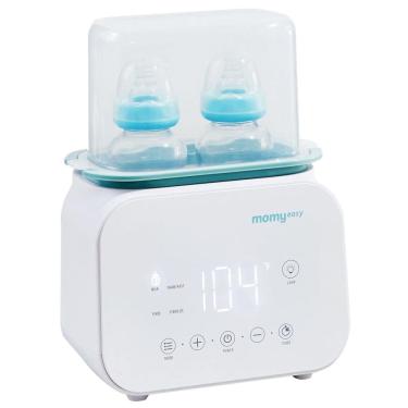 Imagem de Aquecedor de Mamadeira Digital 7 em 1 com Visor LCD com Controle de Temperatura, e, 110v, MOMYEASY 9600, Branco