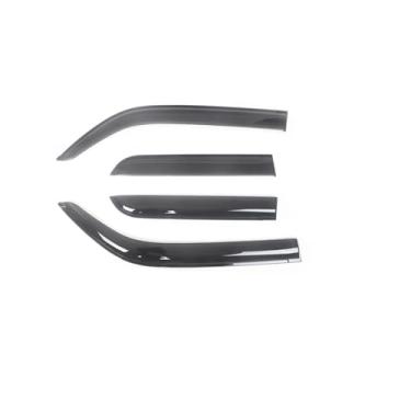 Imagem de GRJQRKHZ Defletor de janela lateral de carro para J&eep Grand Cherokee 1999-2004 Weathershied viseira de porta vento sol proteção chuva janela lateral defletores de vento