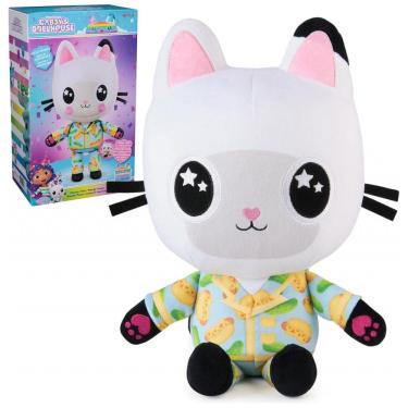 Imagem de Pelúcia Gatinho Pandy Paws da Casa de Bonecas da Gabby, 13 Polegadas com Bochechas que Acendem, Gabby`s Dollhouse