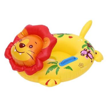 Imagem de Boia Inflável Bote Infantil Fralda Piscina Criança Bichinhos - MOHNISH