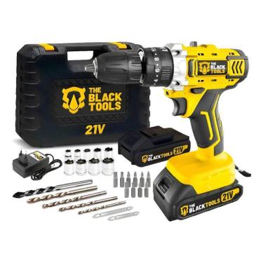 Imagem de Furadeira E Parafusadeira De Impacto 2 Baterias 2000Mah 21V