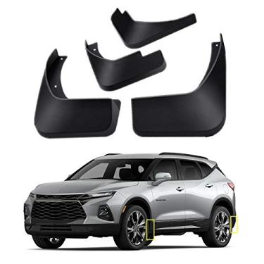 Imagem de Protetores de lama Topgrade para carros, para-lama de lama, protetores de lama, abas duplas, proteção contra respingos automotivo, proteção contra respingos ao ar livre,TOPGRIL For Chevrolet Blazer 2019 2020 AD10-MF-01