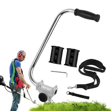 Imagem de Alça de extensão de aparador | Alça ergonômica para aparador de costas com alça de ombro, acessório de máquina de cortar grama para aparar bordas de quintal, acessórios de cortador de grama