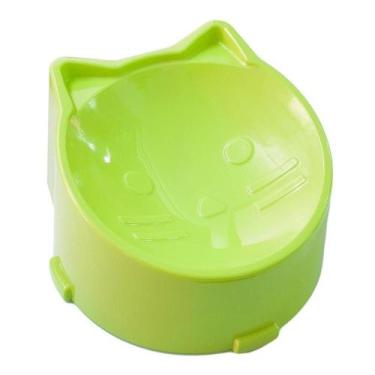 Imagem de Comedouro Funcional Para Gato Cor Verde - Orien