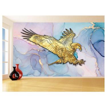 Imagem de Papel De Parede 3D Animais Pop Art Águia Voando 3,5M Pxa243 - Você Dec