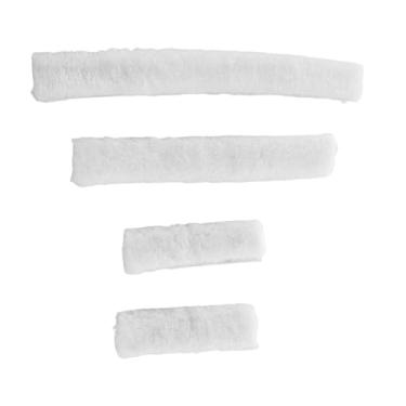 Imagem de Vaveren Conjunto de protetores de focinheira para cabresto de cavalo, acessórios equinos, proteção macia e acolchoada para focinheira de bridão, acessórios de, Branco