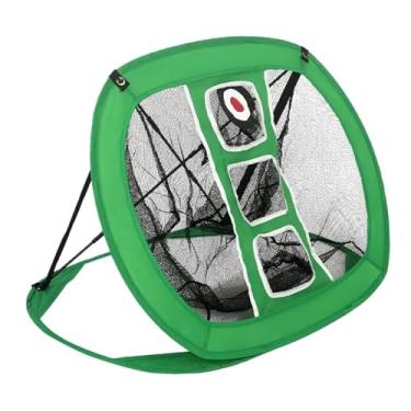 Imagem de Colaxi Rede de treino de golfe para chipping, ideal para prática de precisão e swing, para uso interno e externo. Fácil de montar. Acessório para golfe. Alvo, Verde