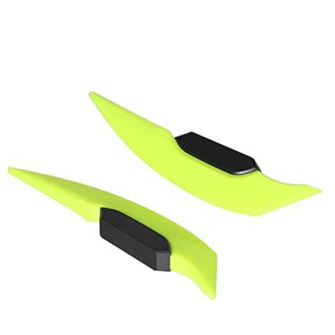 Imagem de Zhjvihx Winglet para Motocicleta, 1 par Universal Resistente a Arranhões, Defletor de Ar Lateral Antidesbotamento para Bicicletas Elétricas de Moto (Verde Fluorescente)
