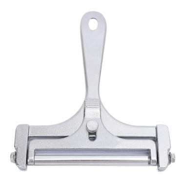 Imagem de Aramox Cortador de Queijo Portátil de Aço Inoxidável, Fio Ajustável, Ferramenta de Corte de Queijo, Barbeador Com Aderência Ergonômica para Placas de Charcutaria, Sanduíches
