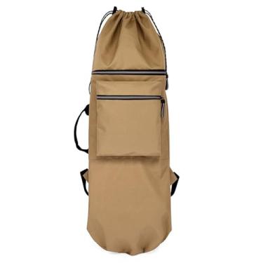 Imagem de Mochila de Skateboard À Prova d Água - Reflexiva Noturna com Cintos Ajustáveis e Múltiplos Bolsos para Equipamentos Esportivos Acessórios