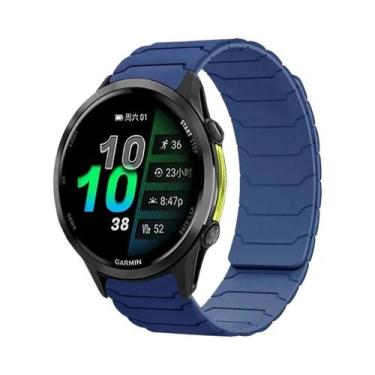Imagem de Pulseira De Silicone 20/22mm Para Garmin Forerunner 570 970 265 965 16