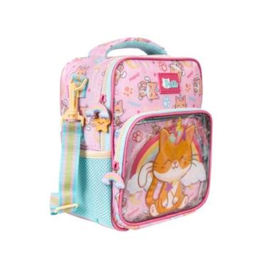 Imagem de Lancheira Escolar Térmica Tween Gato Confetti Original - Xeryus