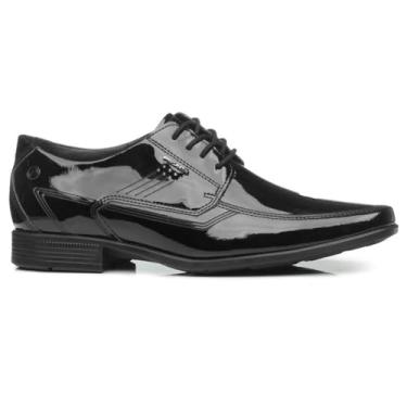 Imagem de Sapato Social Masculino Verniz Preto Pegada 126502-03