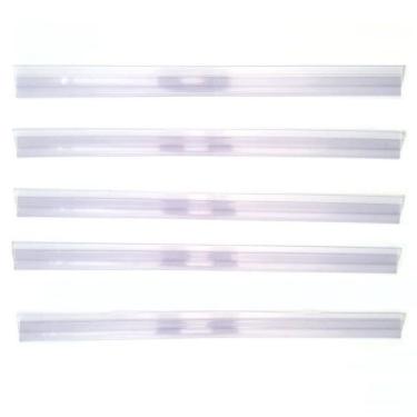 Imagem de Porta Etiqueta Bandeja Gondola Lx 92 Cm Transparente Kit C15