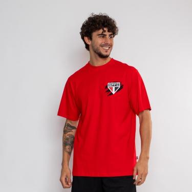 Imagem de Camiseta Street Oficial São Paulo Escudo Masculina-Masculino
